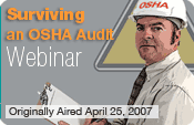 Surviving an OSHA Audit Webinar