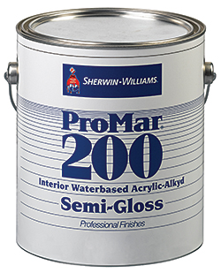 ProMar 200 Waterbased Acrylic-Alkyd: Sherwin-Williams