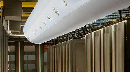 Air Duct for Data Centers Offers Large Volume, Low Velocity: DuctSox Corp.