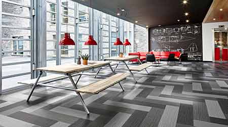 Hybrid Flooring Combines Carpet with Resilient Flooring: FORBO