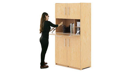 Teacher Workstation Cabinet: Whitney Brothers