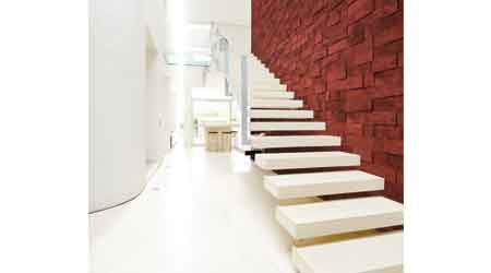 Cork Bricks Decor Offers Contemporary Design: Sustainable Materials