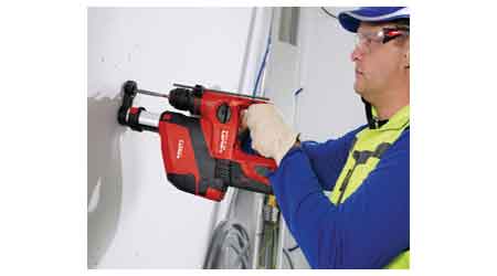 Cordless Rotary Hammer Reduces Dust During Drilling: Hilti Inc.