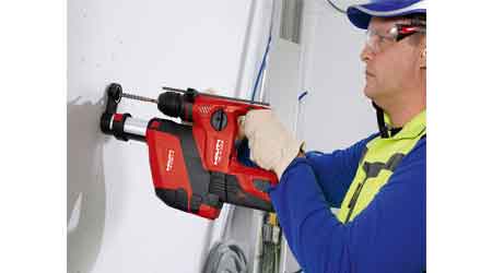 Cordless Rotary Hammer Includes Dust Removal System: Hilti Inc.