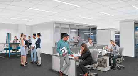 Ceiling System Combines Sound Absorption, Blocking into One Panel: Armstrong Ceiling Systems