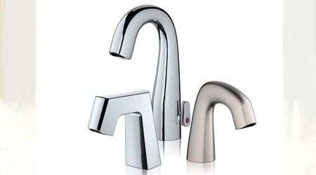 Sensor Faucets Feature Above Deck User Controlled Temperature Mixing: Chicago Faucets