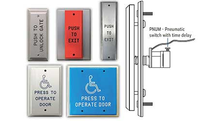 Push Plates Assist with Door Control Release: DeltrexUSA