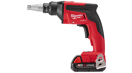 Drywall Screw Gun Increases Power, Run Time: Milwaukee Tool