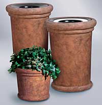 Outdoor Planters and Trash Cans: United Receptacle