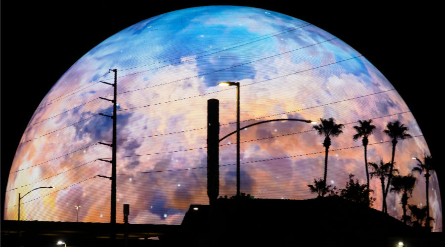 Las Vegas Sphere Shows off Massive LED Screen, Acoustic Advances ...