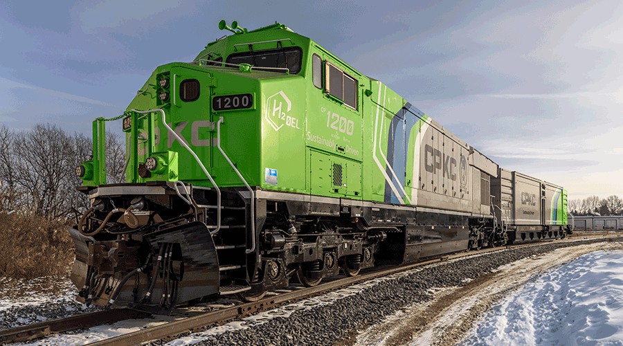 CPKC's Groundbreaking Hydrogen Locomotive Project